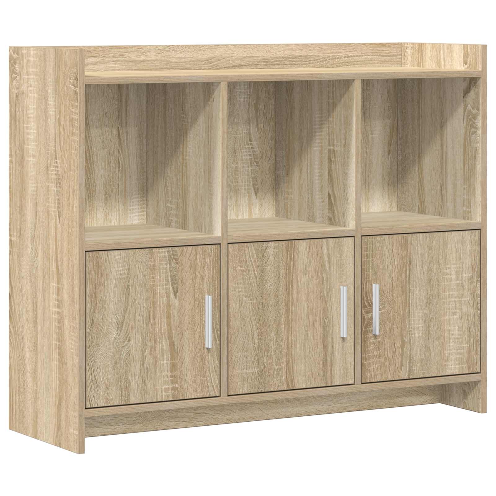 vidaXL Bufet Stejar Sonoma 98,5 x 33 x 80 cm Lemn prelucrat