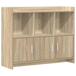 Strani šal Sonoma hrast 98,5 x 33 x 80 cm Inženirski les