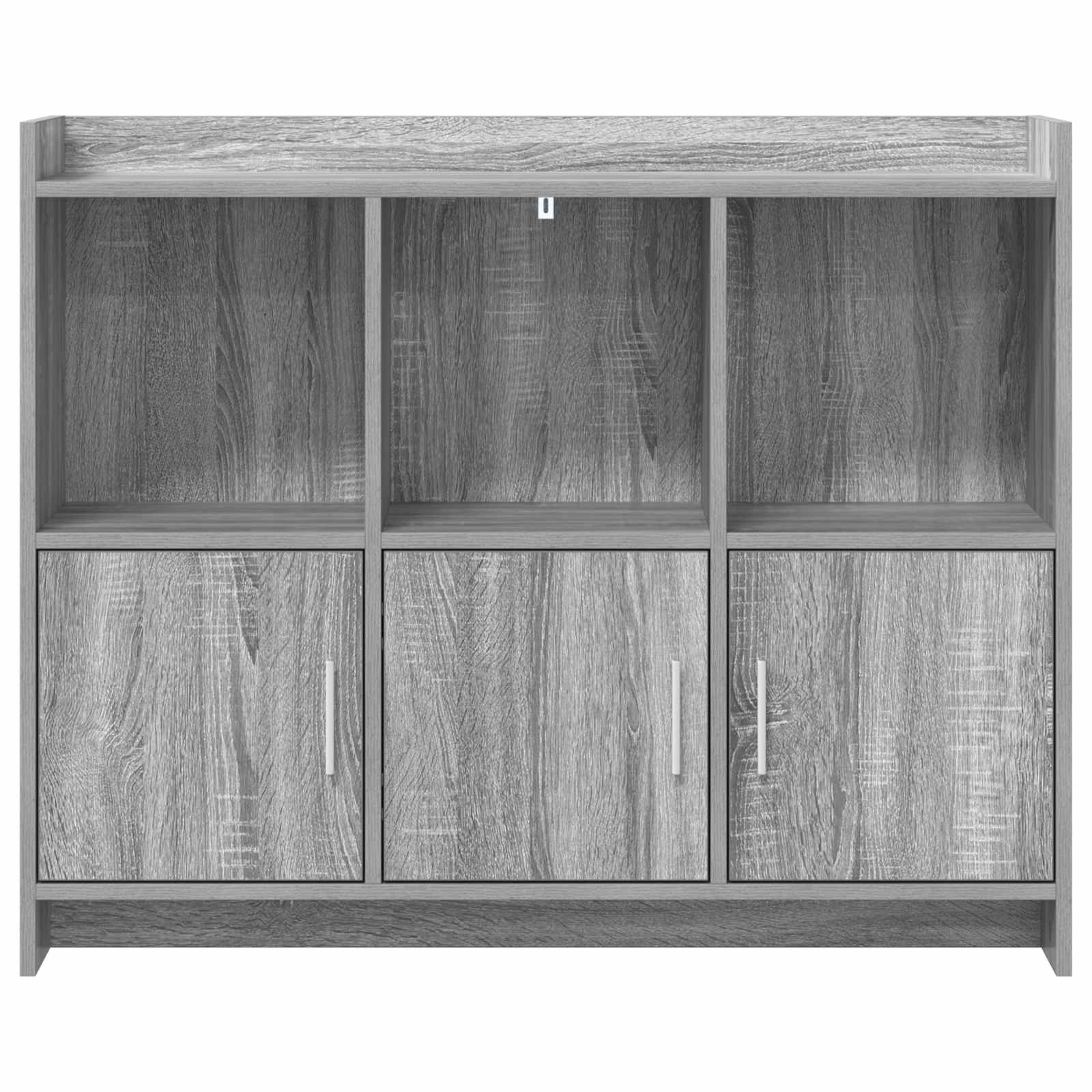 Strani šal Siva Sonoma 98,5 x 33 x 80 cm Inženirski les - slika 4