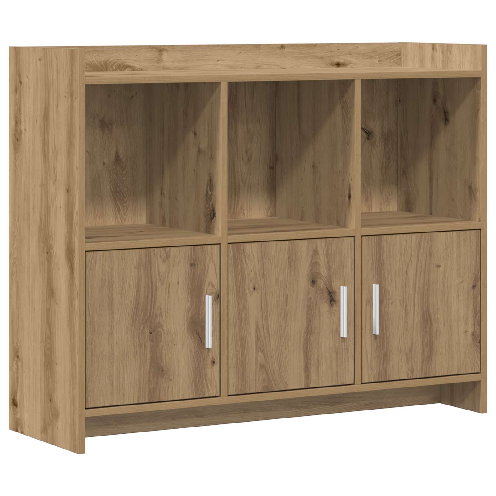 vidaXL Bufet Stejar Artizanal 98,5 x 33 x 80 cm Lemn prelucrat