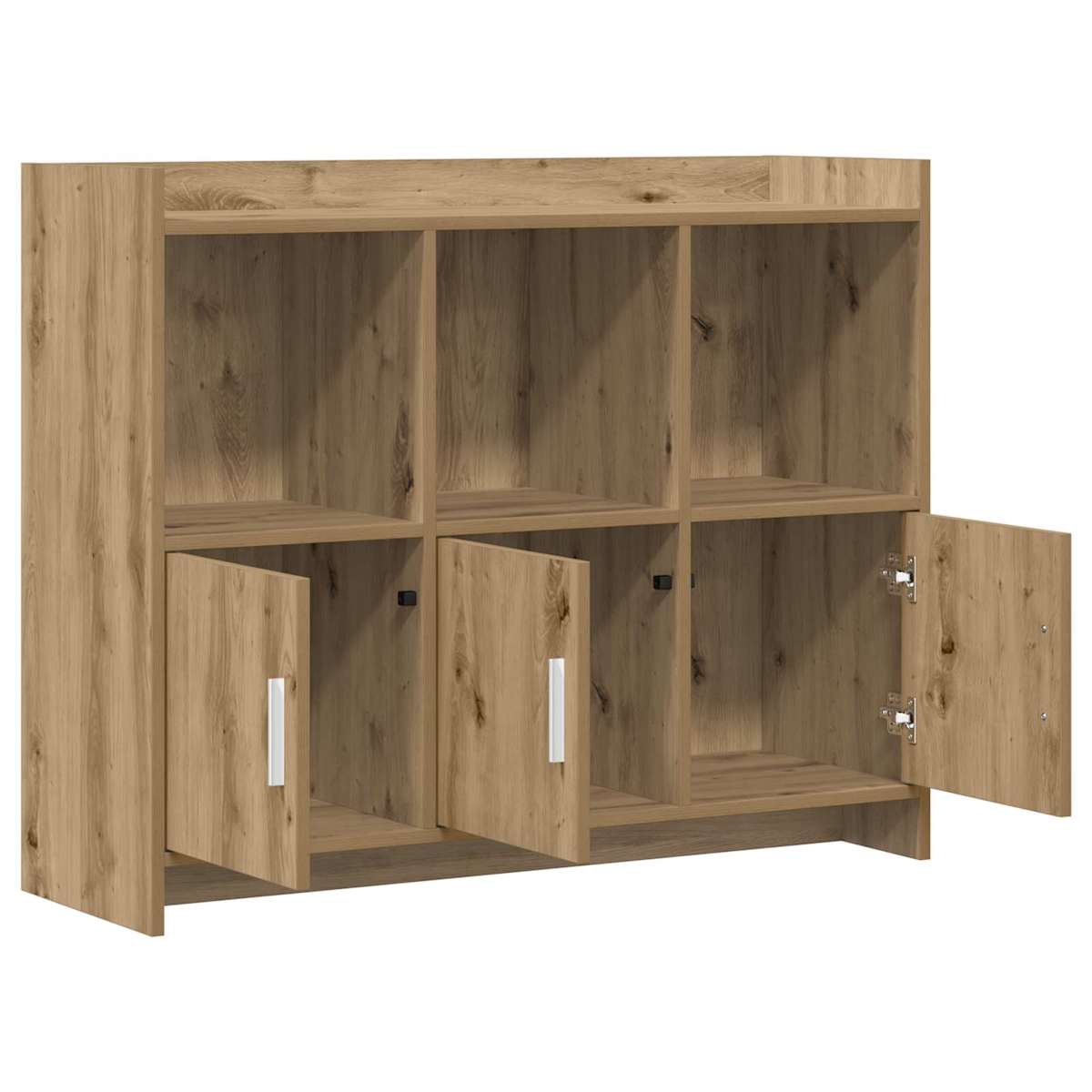 Sideboard 98,5 x 33 x 80 cm Konstrueret træ - Billede 4