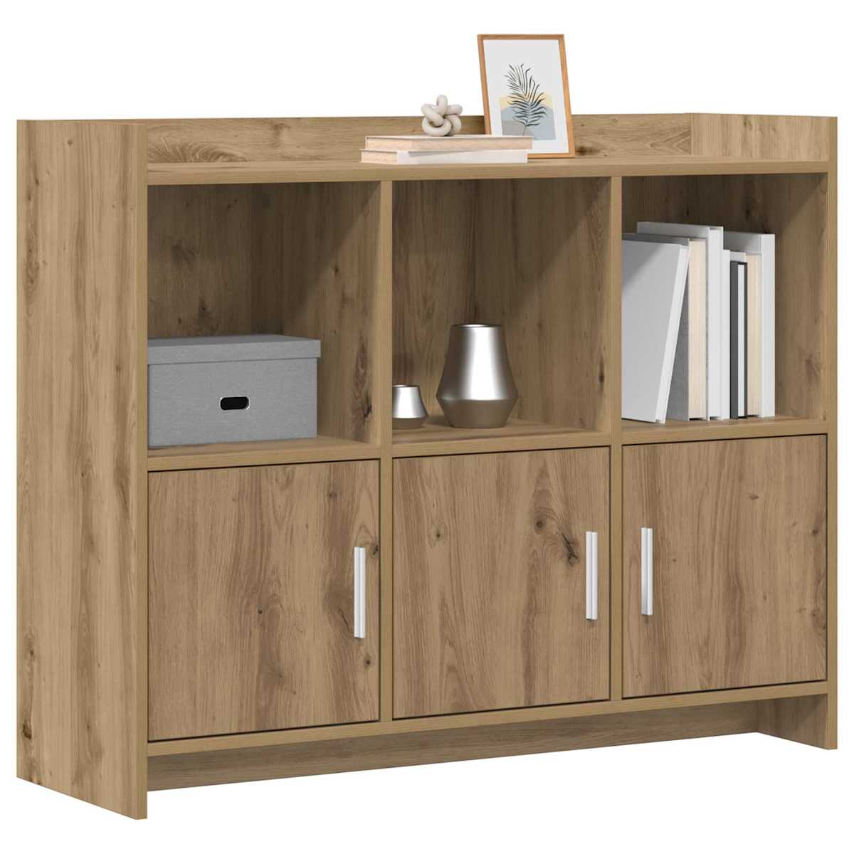 Sideboard 98,5 x 33 x 80 cm Konstrueret træ - Billede 3