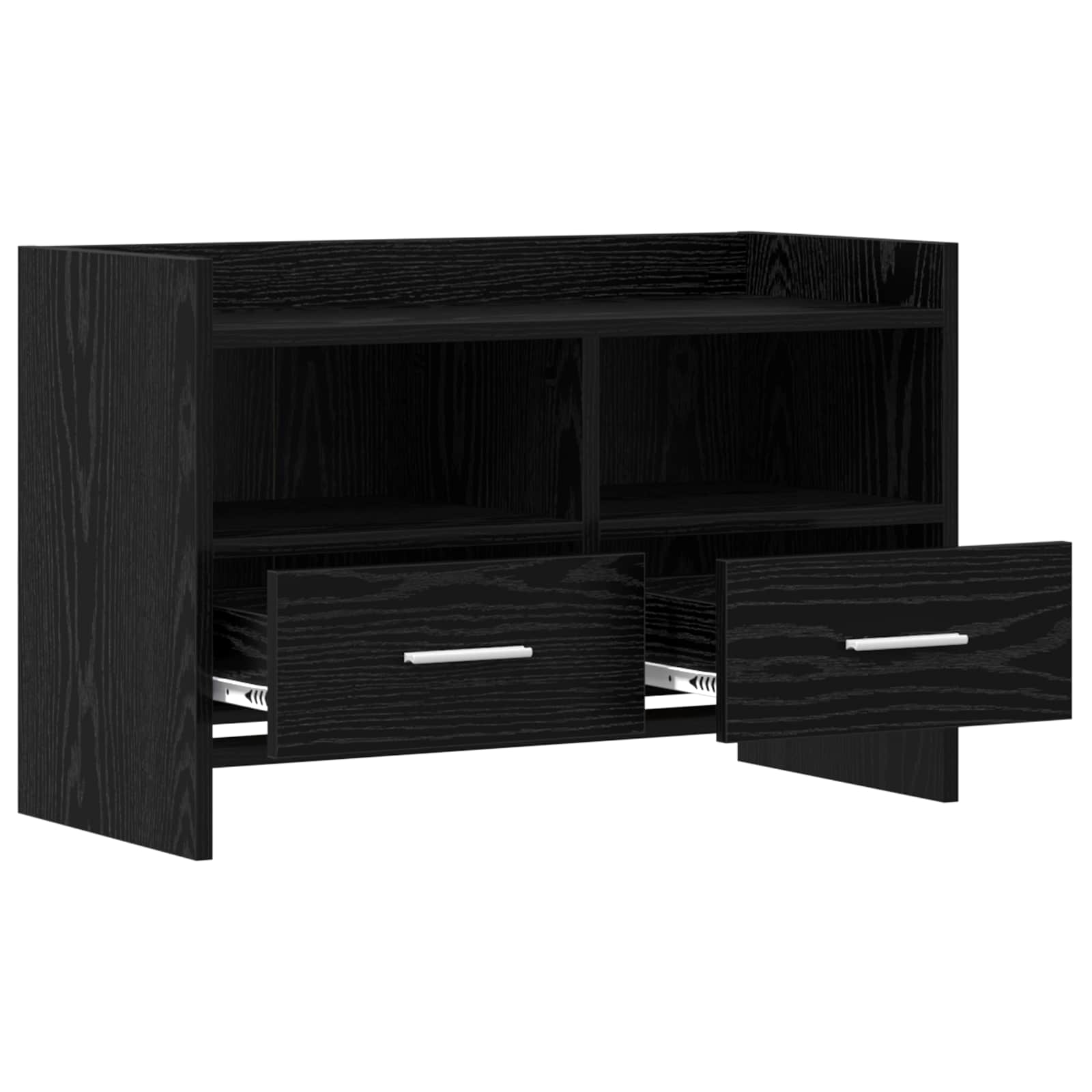 Ντουλάπι TV 71,5 x 33 x 47 εκ. Μαύρη Δρυς Επεξεργασμένο Ξύλο - Image 3