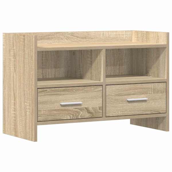 vidaXL Telerikapp 71,5 x 33 x 47 cm Sonoma tamm Tehispuit