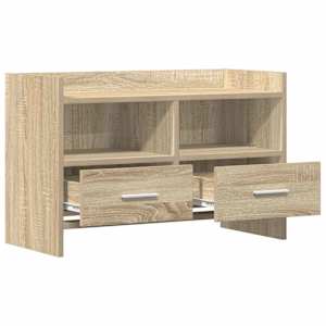 Televizní skříň 71,5 x 33 x 47 cm Dub sonoma Kompozitní dřevo - obrázek 3