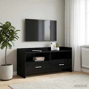 TV omarica 100 x 33 x 47 cm Črni hrast Inženirski les