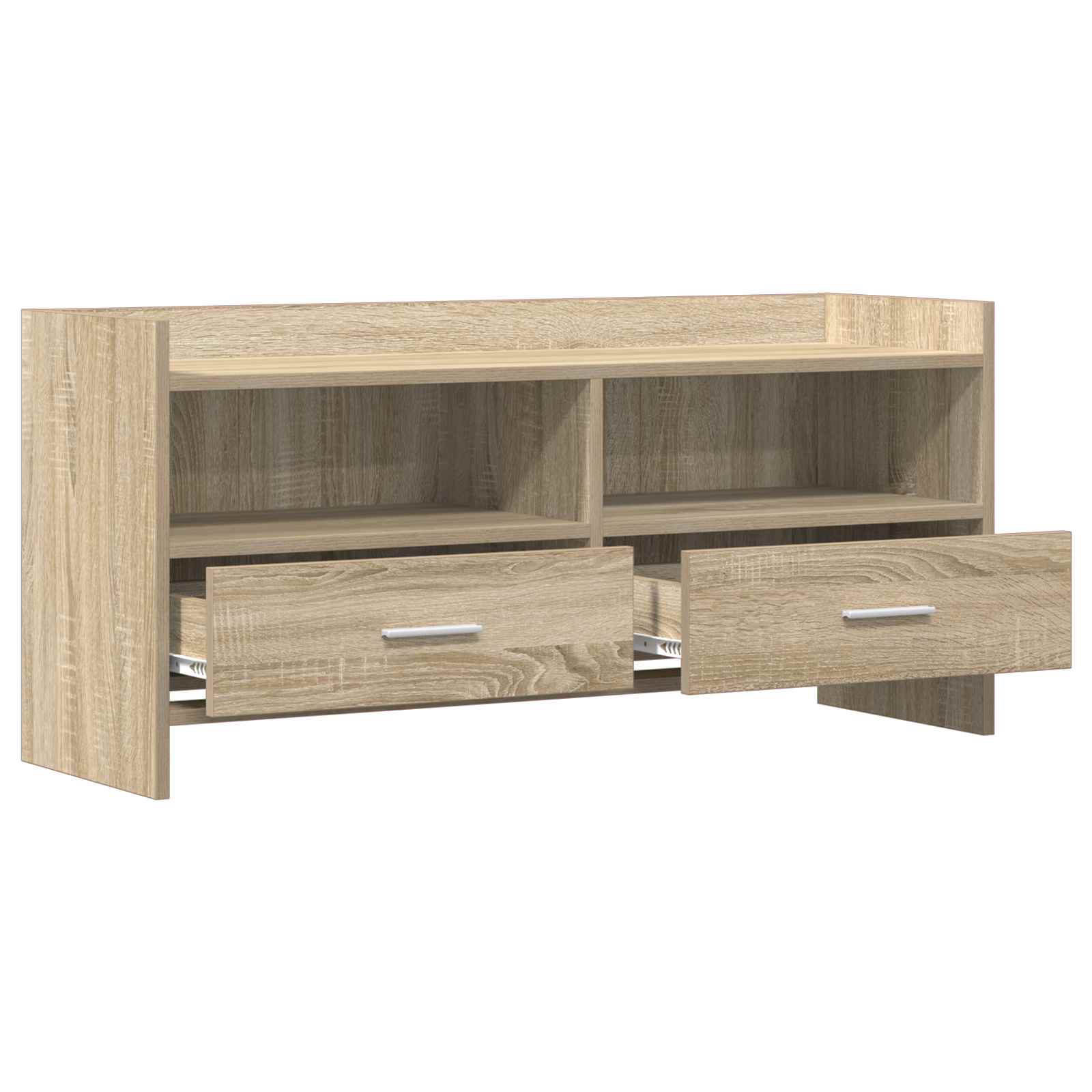 Ντουλάπι TV 100 x 33 x 47 εκ Sonoma Δρυς Επεξεργασμένο Ξύλο - Image 3