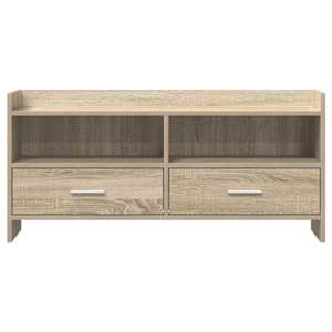 Televizní skříň 100 x 33 x 47 cm Dub sonoma Kompozitní dřevo - obrázek 4