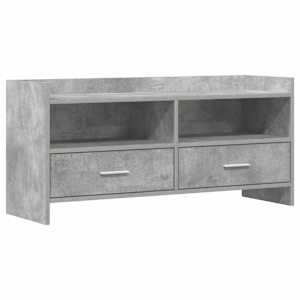 Televizní skříň 100 x 33 x 47 cm Betonově šedá Kompozitní dřevo - obrázek 1
