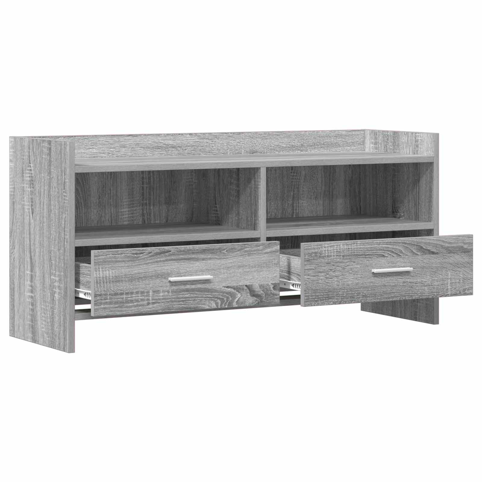 Ντουλάπι TV 100 x 33 x 47 εκ Γκρι Sonoma Επεξεργασμένο Ξύλο - Image 3