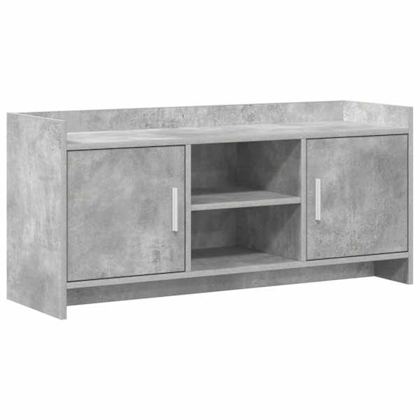 vidaXL Telerikapp 102 x 33 x 47 cm Betoonhall Tehispuit