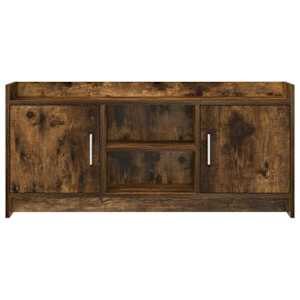 Televizní skříň 102 x 33 x 47 cm Kouřový dub Kompozitní dřevo - obrázek 5