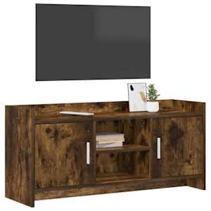 Televizní skříň 102 x 33 x 47 cm Kouřový dub Kompozitní dřevo - obrázek 3