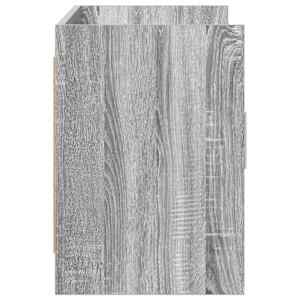 Televizní skříň 102 x 33 x 47 cm Šedý Sonoma Kompozitní dřevo - obrázek 5