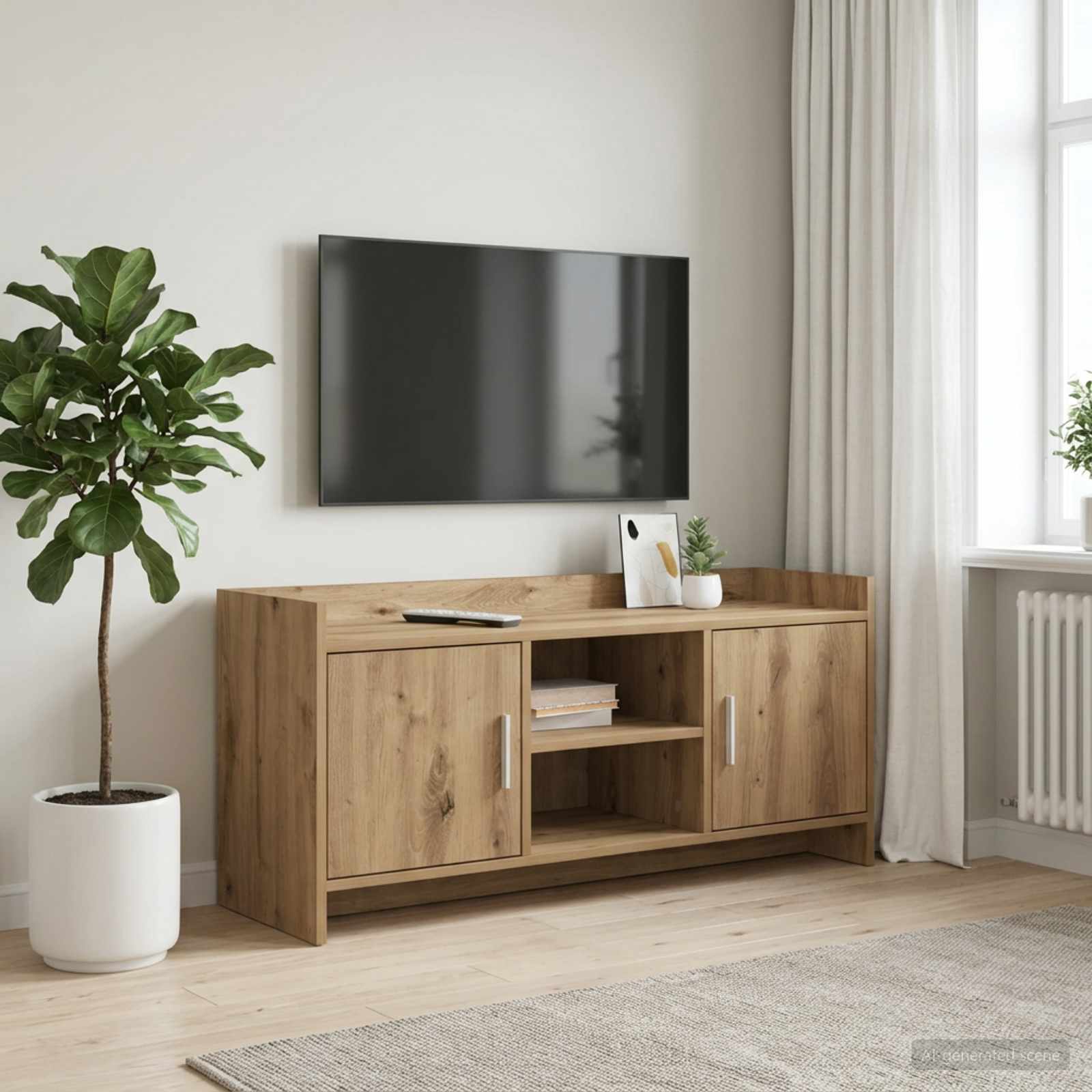 Ντουλάπι TV 102 x 33 x 47 εκ Artisan Δρυς Επεξεργασμένο Ξύλο