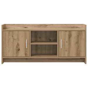 Televizní skříň 102 x 33 x 47 cm Dub artisan Kompozitní dřevo - obrázek 4