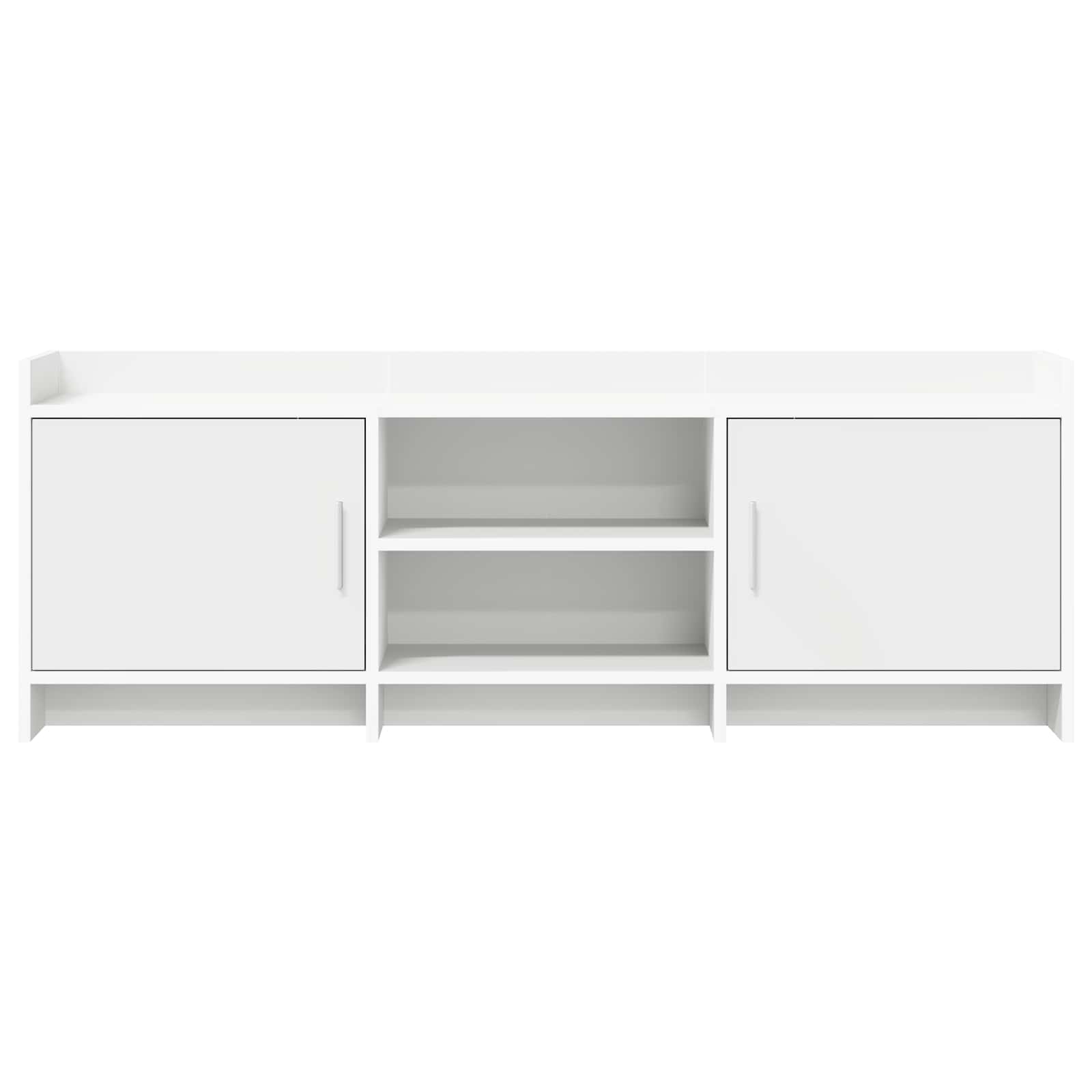 Ντουλάπι TV 130 x 33 x 47 εκ Λευκό Επεξεργασμένο Ξύλο - Image 4