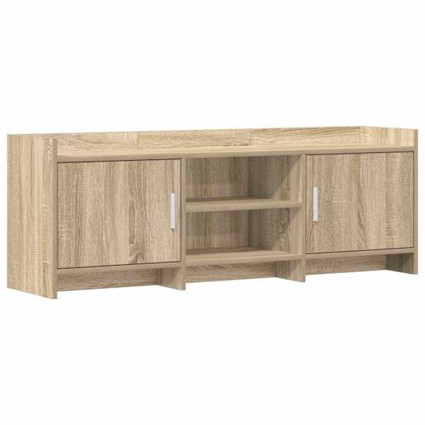vidaXL Telerikapp 130 x 33 x 47 cm Sonoma tamm Tehispuit