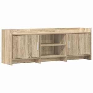 Televizní skříň 130 x 33 x 47 cm Dub sonoma Kompozitní dřevo - obrázek 2