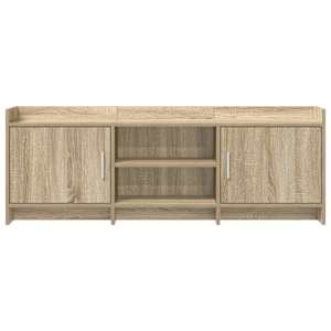 Televizní skříň 130 x 33 x 47 cm Dub sonoma Kompozitní dřevo - obrázek 5