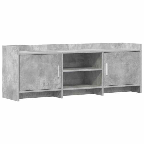 vidaXL Telerikapp 130 x 33 x 47 cm Betoonhall Tehispuit