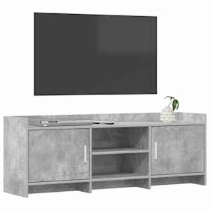Televizní skříň 130 x 33 x 47 cm Betonově šedá Kompozitní dřevo - obrázek 2