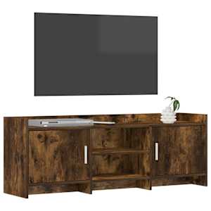Televizní skříň 130 x 33 x 47 cm Kouřový dub Kompozitní dřevo - obrázek 3
