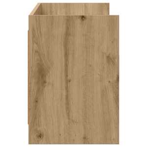 Televizní skříň 130 x 33 x 47 cm Dub artisan Kompozitní dřevo - obrázek 6