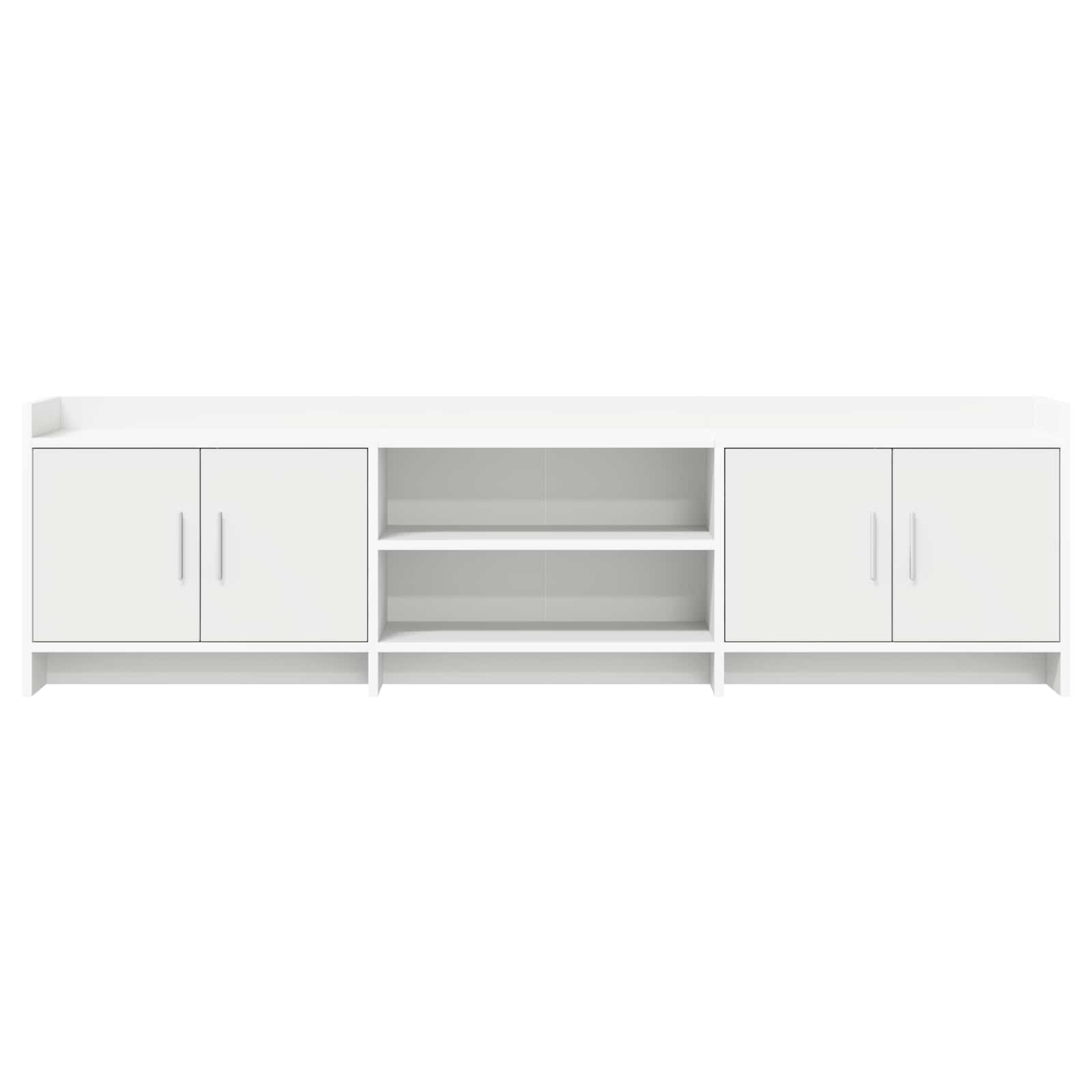 Ντουλάπι TV 168 x 33 x 47 εκ. Λευκό Επεξεργασμένο Ξύλο - Image 4