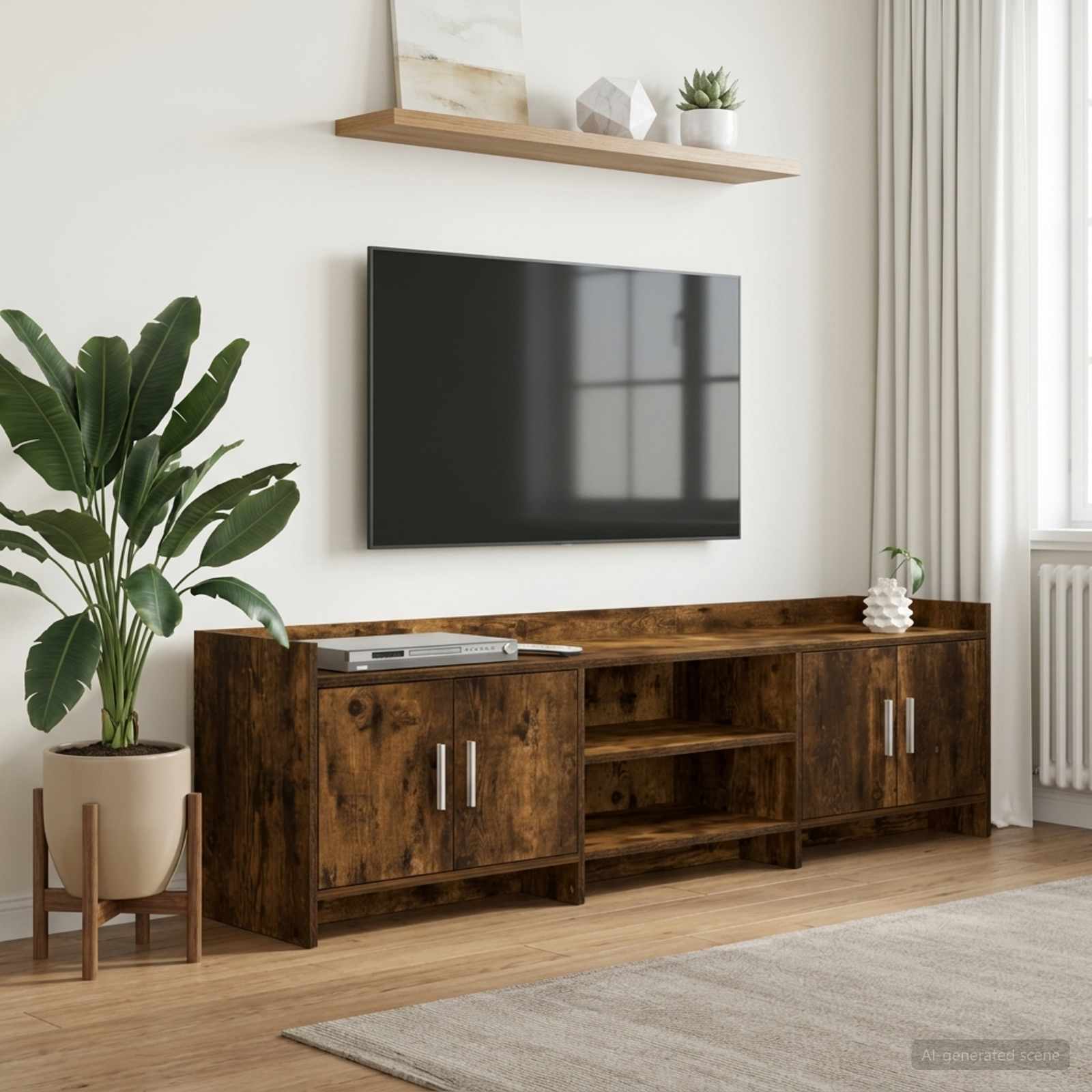 TV-kaappi 168 x 33 x 47 cm Savutammi Tekninen puu