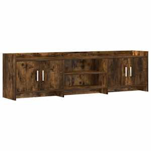 Televizní skříň 168 x 33 x 47 cm Kouřový dub Kompozitní dřevo - obrázek 2