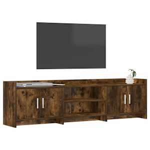Televizní skříň 168 x 33 x 47 cm Kouřový dub Kompozitní dřevo - obrázek 3