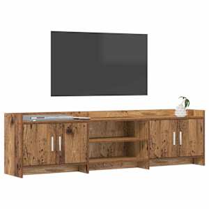 Televizní skříň 168 x 33 x 47 cm Staré dřevo Kompozitní dřevo - obrázek 2