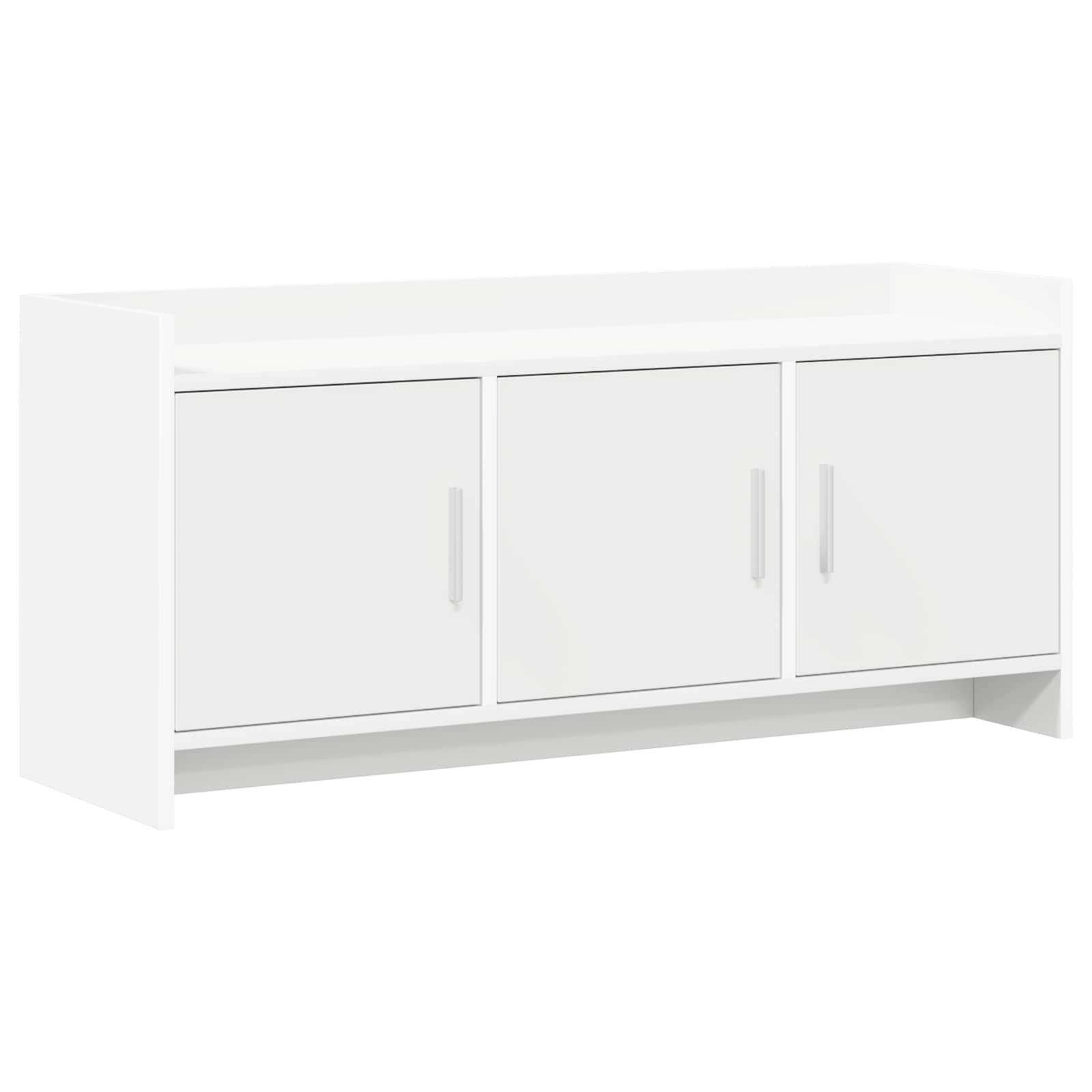 vidaXL Cabinet TV 102 x 33 x 47 cm Alb Lemn prelucrat