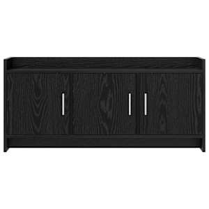 Televizní skříň 102 x 33 x 47 cm Černý dub Kompozitní dřevo - obrázek 5