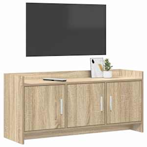 Televizní skříň 102 x 33 x 47 cm Dub sonoma Kompozitní dřevo - obrázek 2