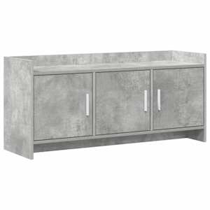 Televizní skříň 102 x 33 x 47 cm Betonově šedá Kompozitní dřevo - obrázek 1