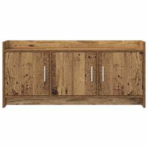 Televizní skříň 102 x 33 x 47 cm Staré dřevo Kompozitní dřevo - obrázek 5