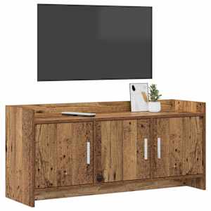 Televizní skříň 102 x 33 x 47 cm Staré dřevo Kompozitní dřevo - obrázek 3