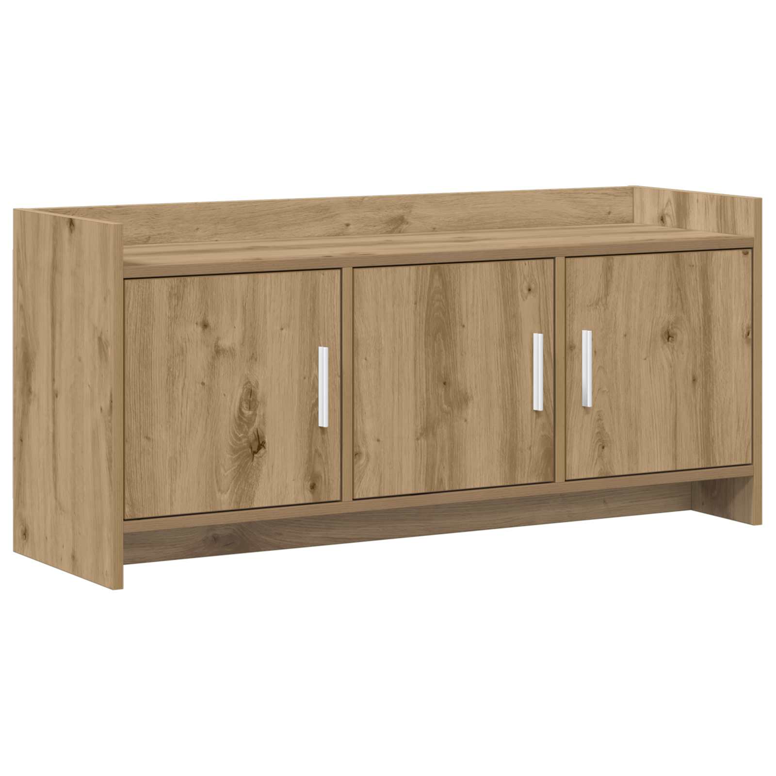 vidaXL Cabinet TV 102 x 33 x 47 cm Stejar Artizanal Lemn prelucrat