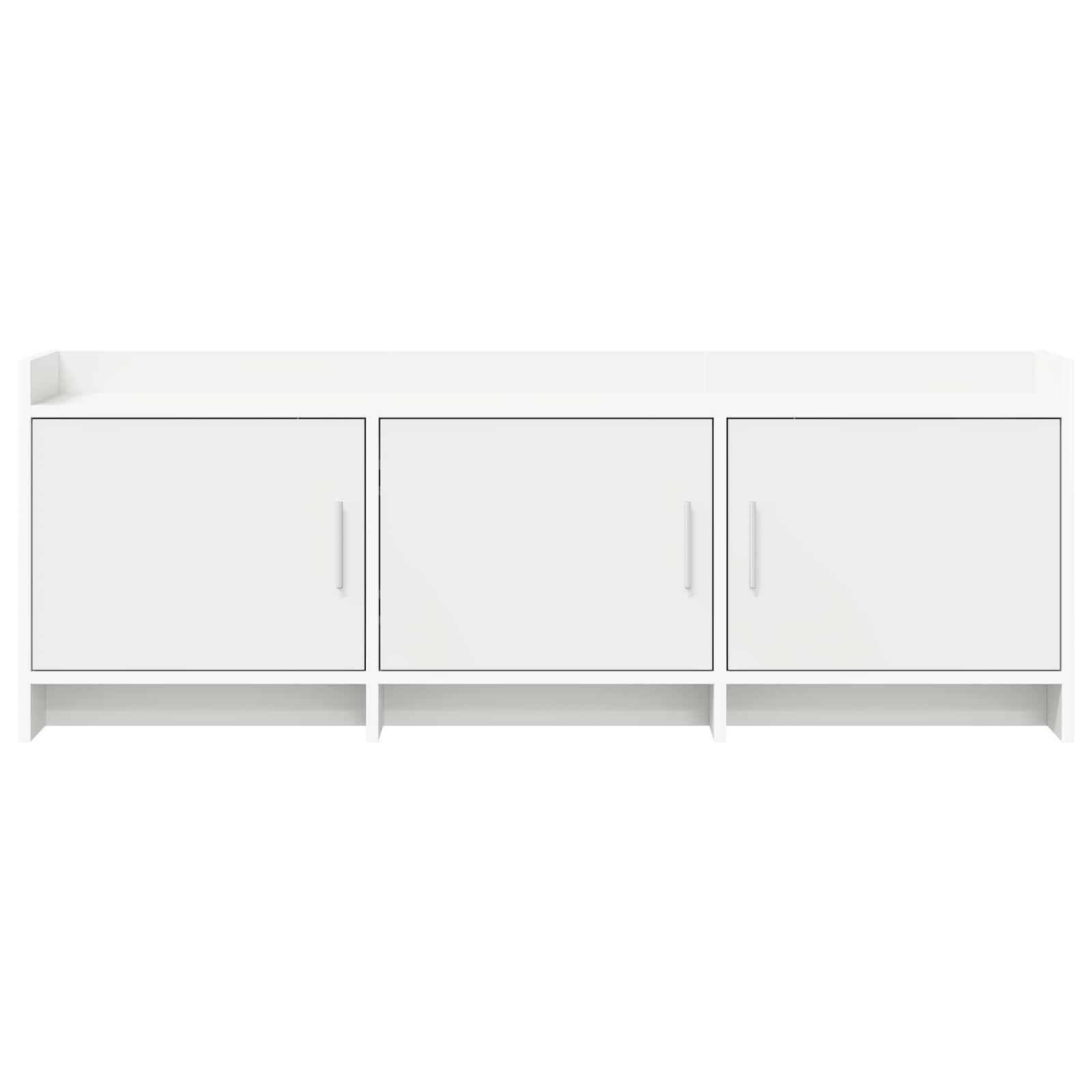 Ντουλάπι TV 130 x 33 x 47 εκ Λευκό Επεξεργασμένο Ξύλο - Image 4