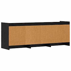 Televizní skříň 130 x 33 x 47 cm Černý dub Kompozitní dřevo - obrázek 7