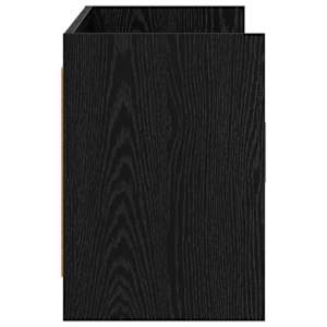 Televizní skříň 130 x 33 x 47 cm Černý dub Kompozitní dřevo - obrázek 6