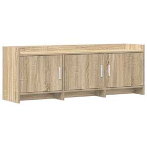 Televizní skříň 130 x 33 x 47 cm Dub sonoma Kompozitní dřevo - obrázek 1