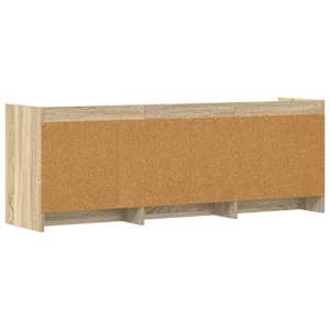 Televizní skříň 130 x 33 x 47 cm Dub sonoma Kompozitní dřevo - obrázek 6