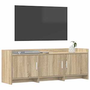 Televizní skříň 130 x 33 x 47 cm Dub sonoma Kompozitní dřevo - obrázek 2