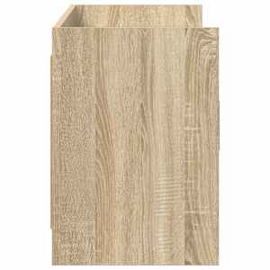 Televizní skříň 130 x 33 x 47 cm Dub sonoma Kompozitní dřevo - obrázek 5