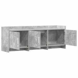 Televizní skříň 130 x 33 x 47 cm Betonově šedá Kompozitní dřevo - obrázek 4