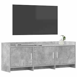 Televizní skříň 130 x 33 x 47 cm Betonově šedá Kompozitní dřevo - obrázek 3