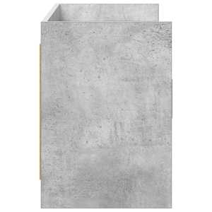 Televizní skříň 130 x 33 x 47 cm Betonově šedá Kompozitní dřevo - obrázek 6